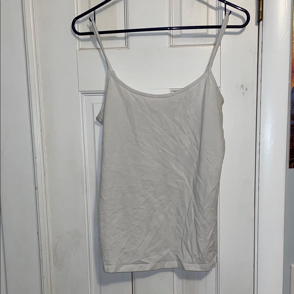 Everyday Women's White Spaghetti Strap Cami Tank Top